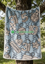 Chanel Throw Blankets
